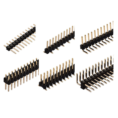 La doppia fila di plastica ha stampato i connettori del circuito, il passo SMD Pin Header di 2.54mm