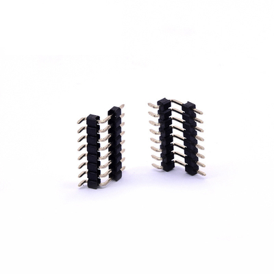 La doppia fila di plastica ha stampato i connettori del circuito, il passo SMD Pin Header di 2.54mm