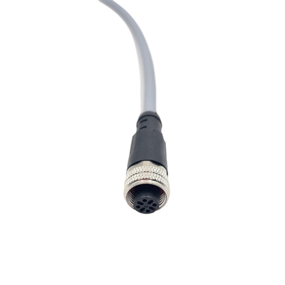 Maschio impermeabile degli assemblaggi cavi M12 alla femmina con 4 il Pin 8 Pin Connector