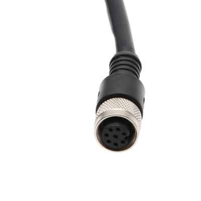 Il cavo di cavo elettrico ad angolo retto con IP67 impermeabilizza M12 2 il Pin 4 Pin Connector di Pin 3