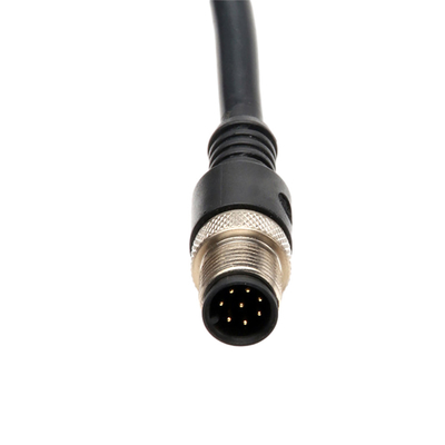 Il cavo di cavo elettrico ad angolo retto con IP67 impermeabilizza M12 2 il Pin 4 Pin Connector di Pin 3