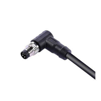 IP67 il connettore impermeabile del cavo M8 cabla 5 Pin Female Molding Shield il rivestimento di PVC che cabla il motorino elettrico della bici