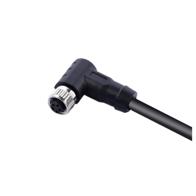 IP67 il connettore impermeabile del cavo M8 cabla 5 Pin Female Molding Shield il rivestimento di PVC che cabla il motorino elettrico della bici