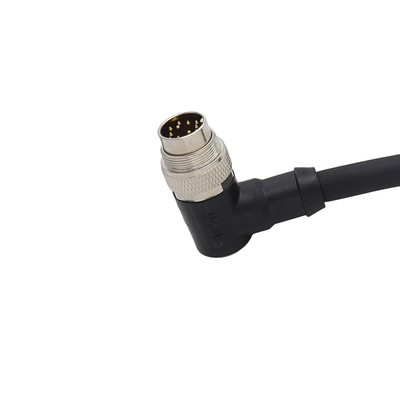 Maschio industriale della copertura di PVC del grado dell'assemblaggio cavi impermeabile di Shell M5 M16 del metallo alla femmina