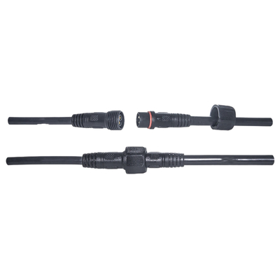 Maschio impermeabile nero del cavo elettrico di colore M14 M21 al rivestimento di PVC femminile