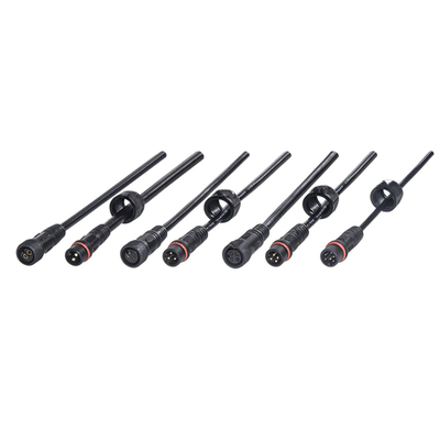 Maschio impermeabile nero del cavo elettrico di colore M14 M21 al rivestimento di PVC femminile