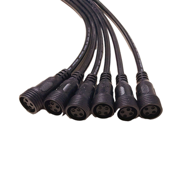 potere di 1M Long Black Color facendo uso degli assemblaggi cavi impermeabili all'aperto plurimandrini M18