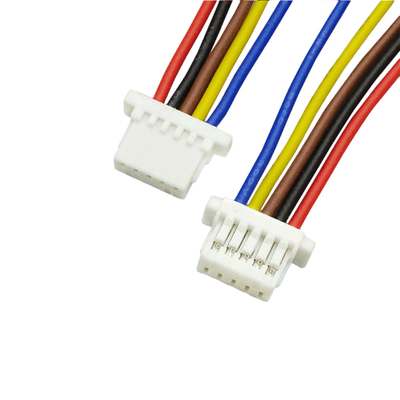 Trasporto di Jst e trattare il tipo su ordinazione di basso profilo del passo dell'assemblaggio cavi 1.00mm per la lampada del LED