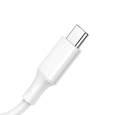 Colore bianco USB C - cavo veloce della tassa di C con il rivestimento di PVC 20V 3A 60W