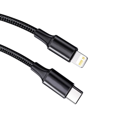 Cavo di carico veloce di USB di colore nero con velocità intrecciato di nylon di trasferimento della copertura 10Gbps