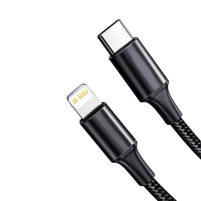 Cavo di carico veloce di USB di colore nero con velocità intrecciato di nylon di trasferimento della copertura 10Gbps