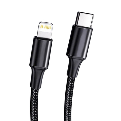 Cavo di carico veloce di USB di colore nero con velocità intrecciato di nylon di trasferimento della copertura 10Gbps