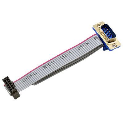 DB piano 9 Pin Male To Female Connector dell'assemblaggio cavi del nastro di lunghezza di 30cm