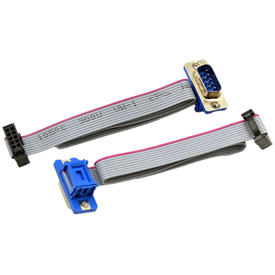 DB piano 9 Pin Male To Female Connector dell'assemblaggio cavi del nastro di lunghezza di 30cm