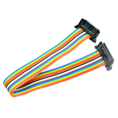 Connettori su misura del passo del calibro di cavo di IDC 16 Pin Flat Ribbon Cable With AWG28# 2.54mm