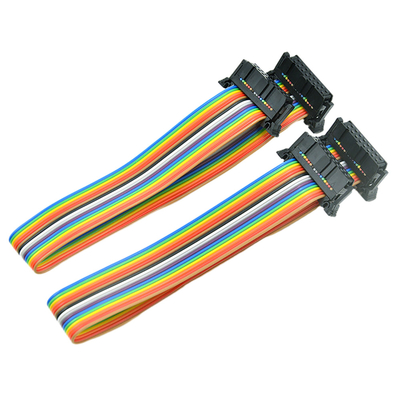 Connettori su misura del passo del calibro di cavo di IDC 16 Pin Flat Ribbon Cable With AWG28# 2.54mm