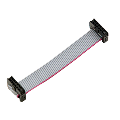 Assemblaggi cavi piani del nastro IDC con il Pin doppio 6 Pin Connector di fila 2x3 del passo di 2.00mm