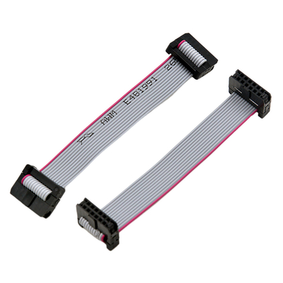 Assemblaggi cavi piani del nastro IDC con il Pin doppio 6 Pin Connector di fila 2x3 del passo di 2.00mm
