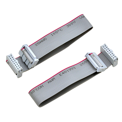 doppio tipo piano spina maschio del cavo a nastro di fila IDC di 2.54mm UL2651 di 28AWG