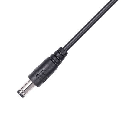 Assemblaggi cavi maschii e femminili di potere con dc di gommino di protezione barilotto Jack di 2.1mm x di 5.5mm