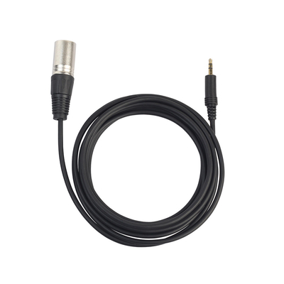3,5 maschio su misura di Pin XLR di millimetro Jack Coiled Cable 7 alla femmina 3 Pin Xlr For Video Audio