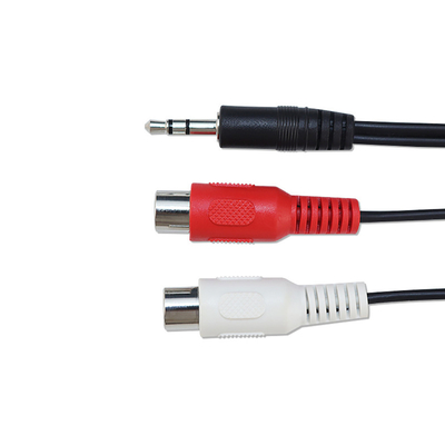 video audio cavi 3 RCA di 20m a 3 RCA con convertitore dell'adattatore di spina maschio l'audio