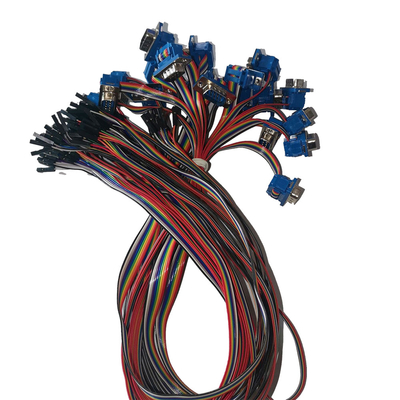 Audio video tipo su misura passo 10P dei cavi DIDC di DB9 Pin To 2.54mm