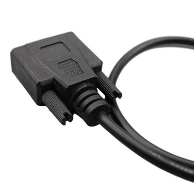 Femmina su ordinazione degli assemblaggi cavi DB9 di RS232 Overmolding al tipo maschio di USB 2.0 B