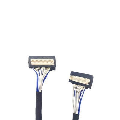 Cavo su ordinazione di DF9 31pin LVDS, tipo del connettore del passo di Flex Coaxial Cable 1mm