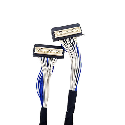 Cavo su ordinazione di DF9 31pin LVDS, tipo del connettore del passo di Flex Coaxial Cable 1mm