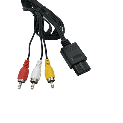 audio video cavo di 6ft Gamecube, avoirdupois di cavo composito per Nintendo 64 N64