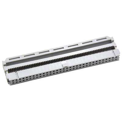 64 contatto Gray Insulation For Flat Cable del connettore di Pin 2,54 millimetro IDC singolo
