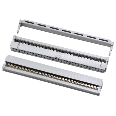 64 contatto Gray Insulation For Flat Cable del connettore di Pin 2,54 millimetro IDC singolo