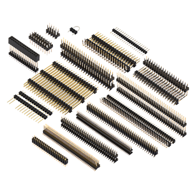 Tipo ad angolo retto diritto di fila di SMT Pin Header Connector Single Dual