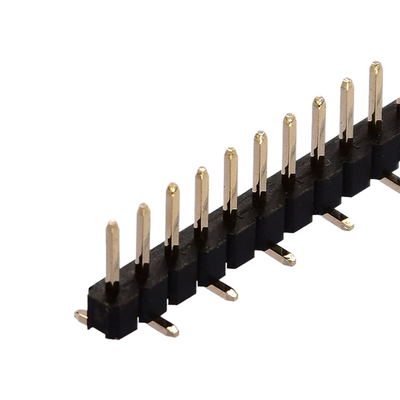 Tipo ad angolo retto diritto di fila di SMT Pin Header Connector Single Dual