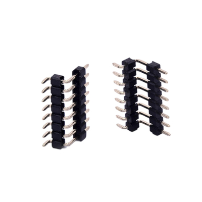 Tipo ad angolo retto diritto di fila di SMT Pin Header Connector Single Dual