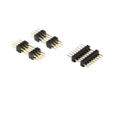 Connettore per PCB Gold Flash 2.0mm Pitch Through Hole Pin Header 2.54mm Pitch Male