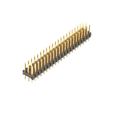 Connettore per PCB Gold Flash 2.0mm Pitch Through Hole Pin Header 2.54mm Pitch Male