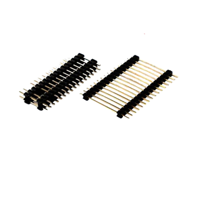 Connettore per PCB Gold Flash 2.0mm Pitch Through Hole Pin Header 2.54mm Pitch Male