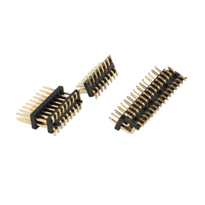 1.27mm Pitch SMT Pin Header PCB Connector doppia fila 4P a 60P THT
