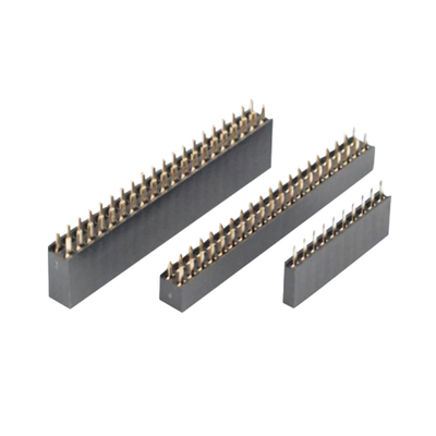 1.27mm Pitch SMT Pin Header PCB Connector doppia fila 4P a 60P THT