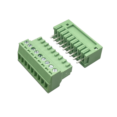 Connettore di blocco terminale in fiocco maschile femminile 3.81mm Pitch 2-16 Pins Plug In Verticale