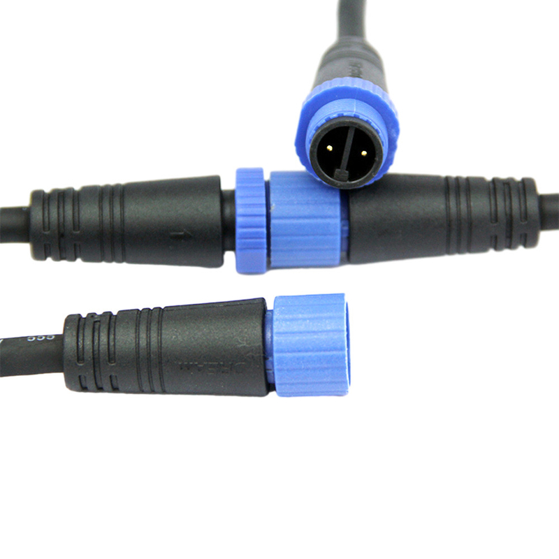 2 Pin 3 Pin Power Assemblaggi di cavi impermeabili, cablaggi verdi del cavo del connettore di energia XH