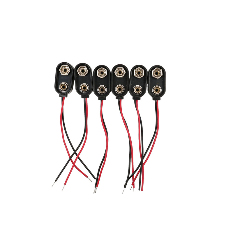 15cm 2 Pin Cable Wire Assemblies, spedente e trattante il tipo improvviso della clip della batteria dei cablaggi del cavo del connettore