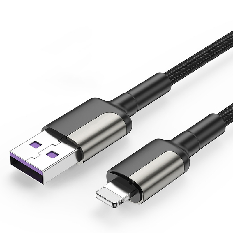 Il cavo di dati di carico veloce dell'OEM, micro USB di nylon cabla 2.4A per Iphone