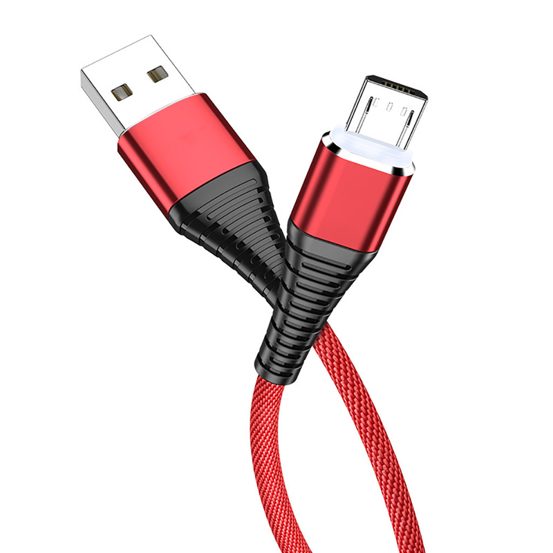 I dati di carico intrecciati di nylon di USB del cappotto cablano 3Ft 2.4A per il Mp3 Mp4