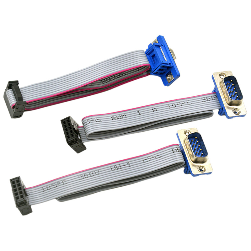 DB piano 9 Pin Male To Female Connector dell'assemblaggio cavi del nastro di lunghezza di 30cm
