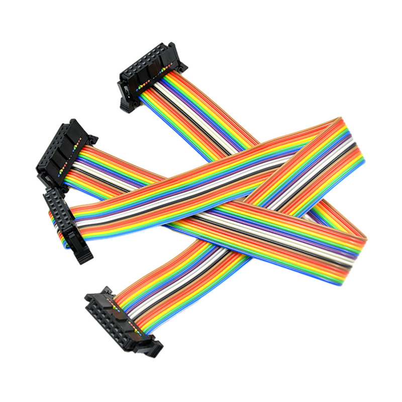 Connettori su misura del passo del calibro di cavo di IDC 16 Pin Flat Ribbon Cable With AWG28# 2.54mm