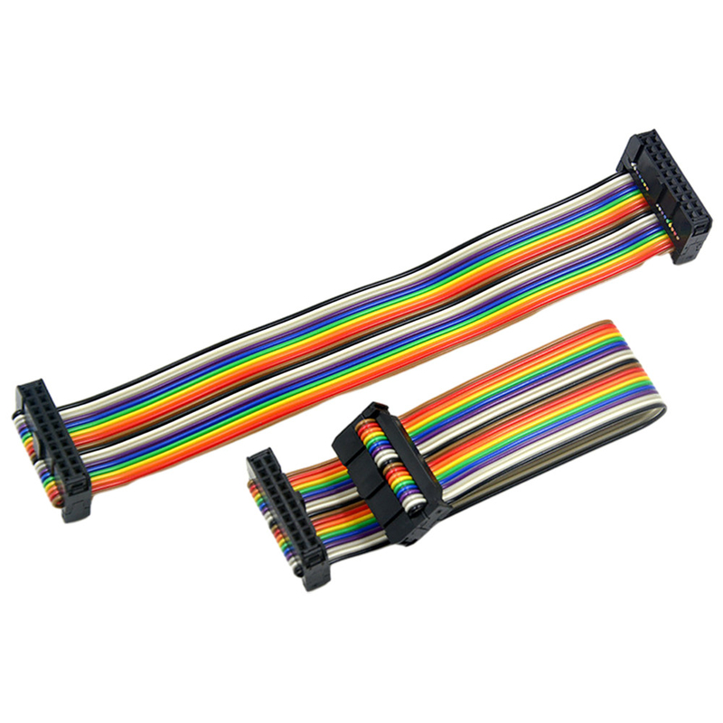 Gli assemblaggi cavi di colore IDC dell'arcobaleno, del passo di 2mm cavo a nastro 40 il Pin di Pin 60 di Pin 50