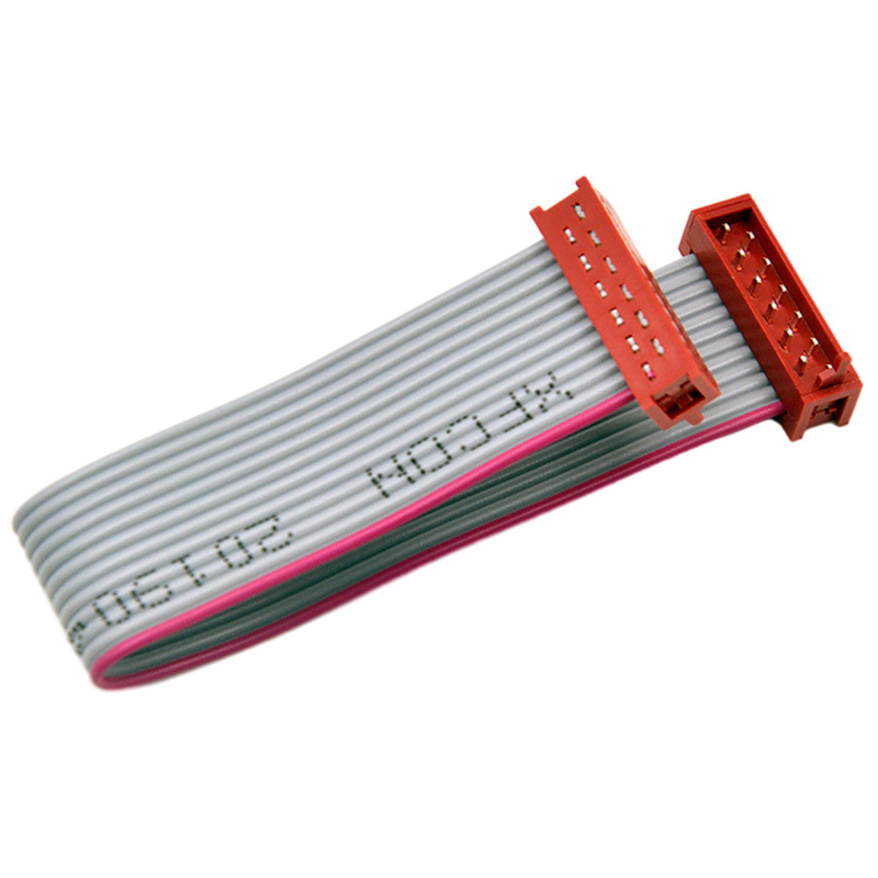 partita 12P del connettore di colore rosso di AMP 215083 degli assemblaggi cavi del passo IDC di 1.27mm micro